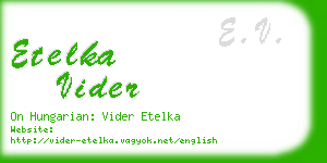 etelka vider business card